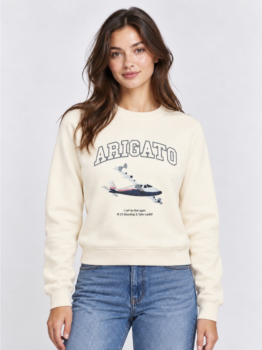 Axel Arigato Voyage Logo Printed Crewneck Sweatshirt (SW2)